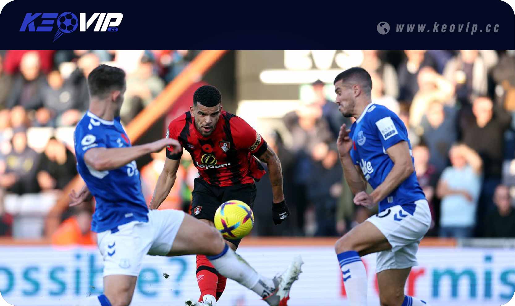 Soi kèo châu Á Everton vs Bournemouth (Handicap)