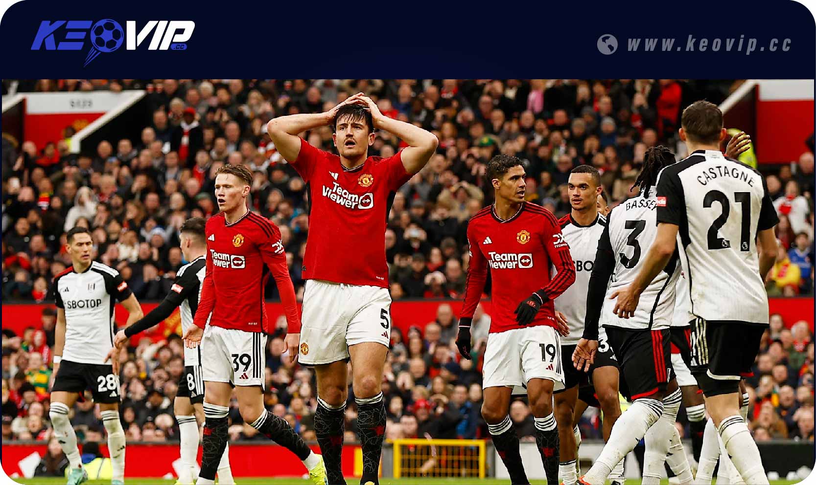 Soi kèo châu Á Man Utd vs Fulham