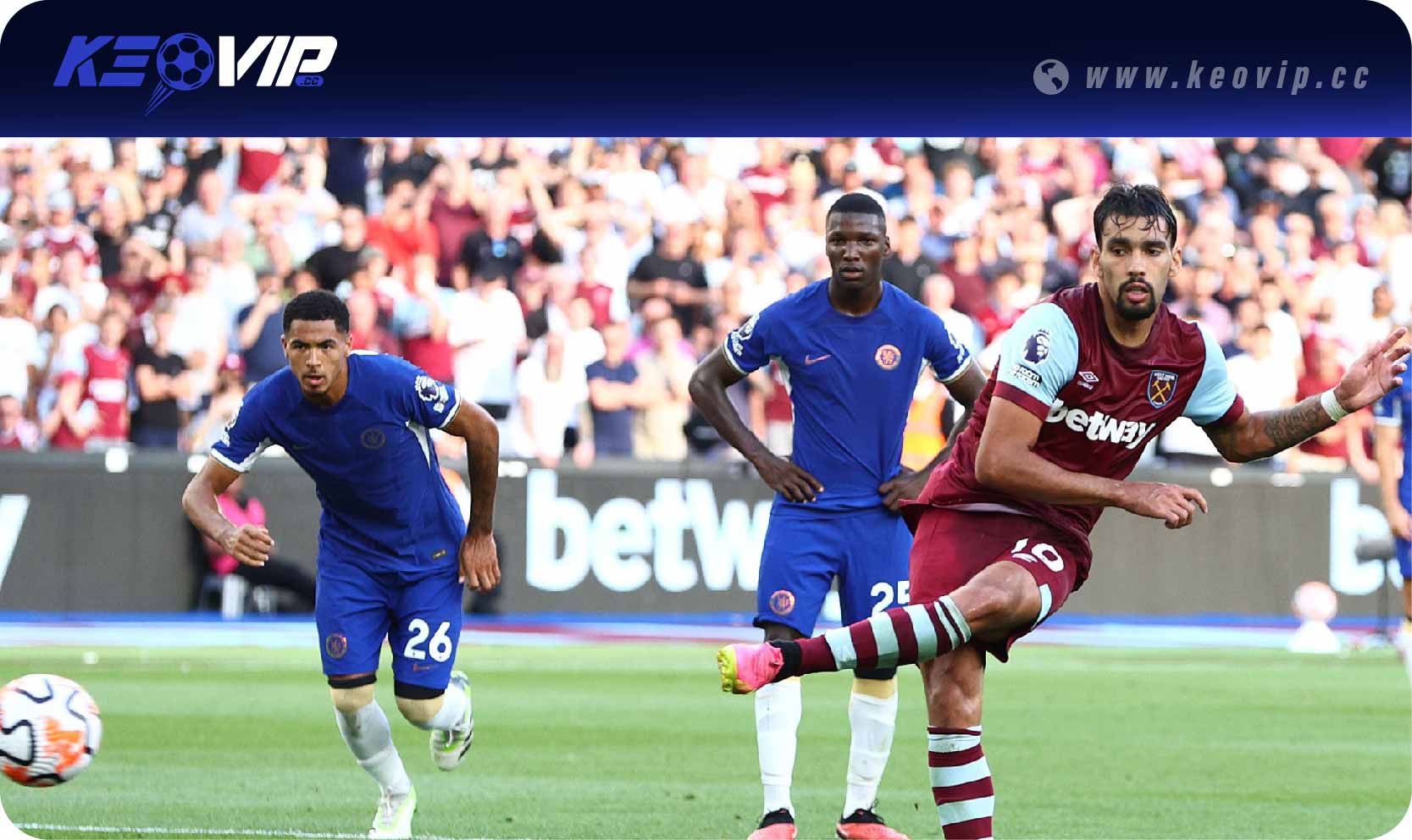 Soi kèo châu Á West Ham vs Chelsea (Handicap)