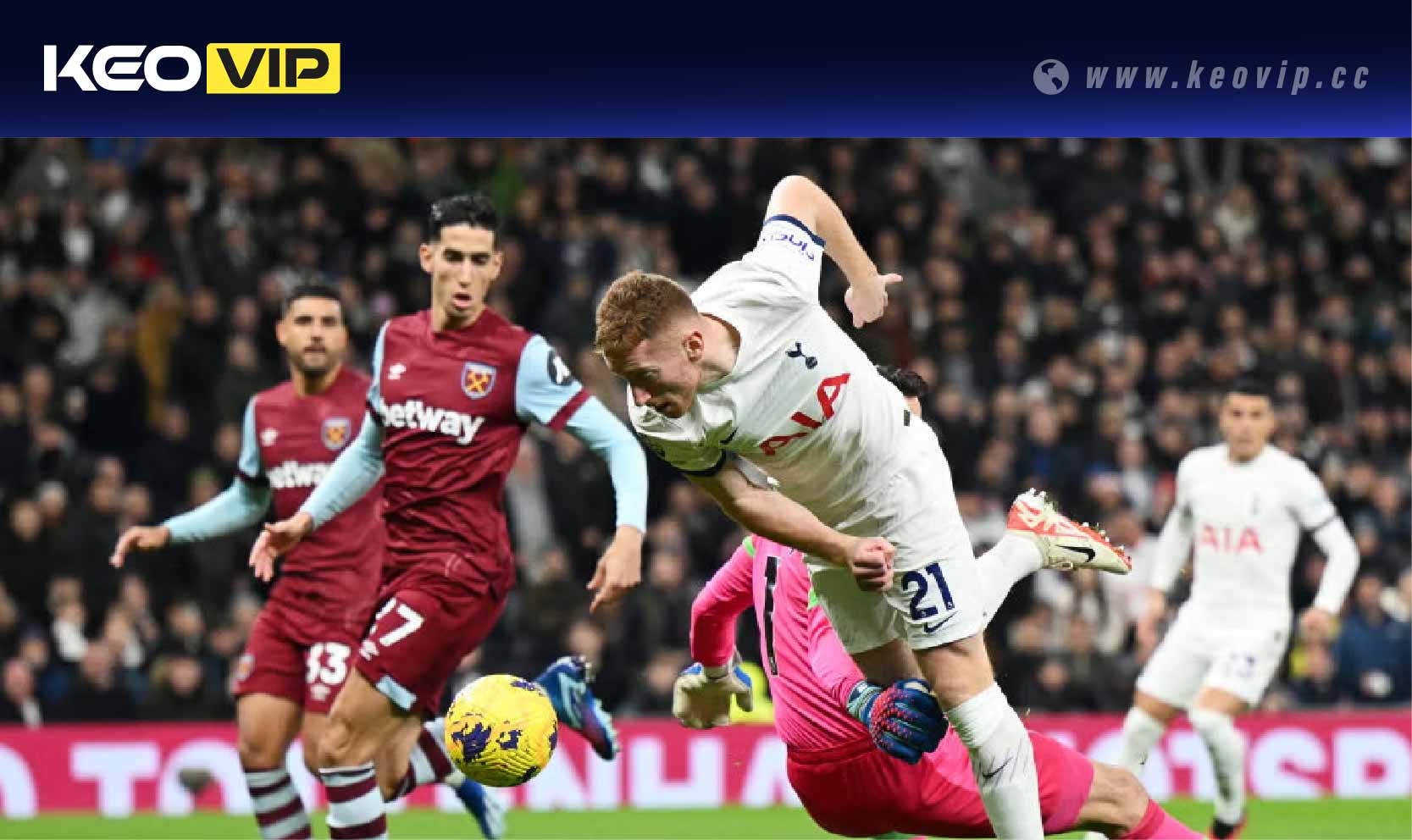 Soi kèo châu Á Tottenham vs West Ham (Handicap)