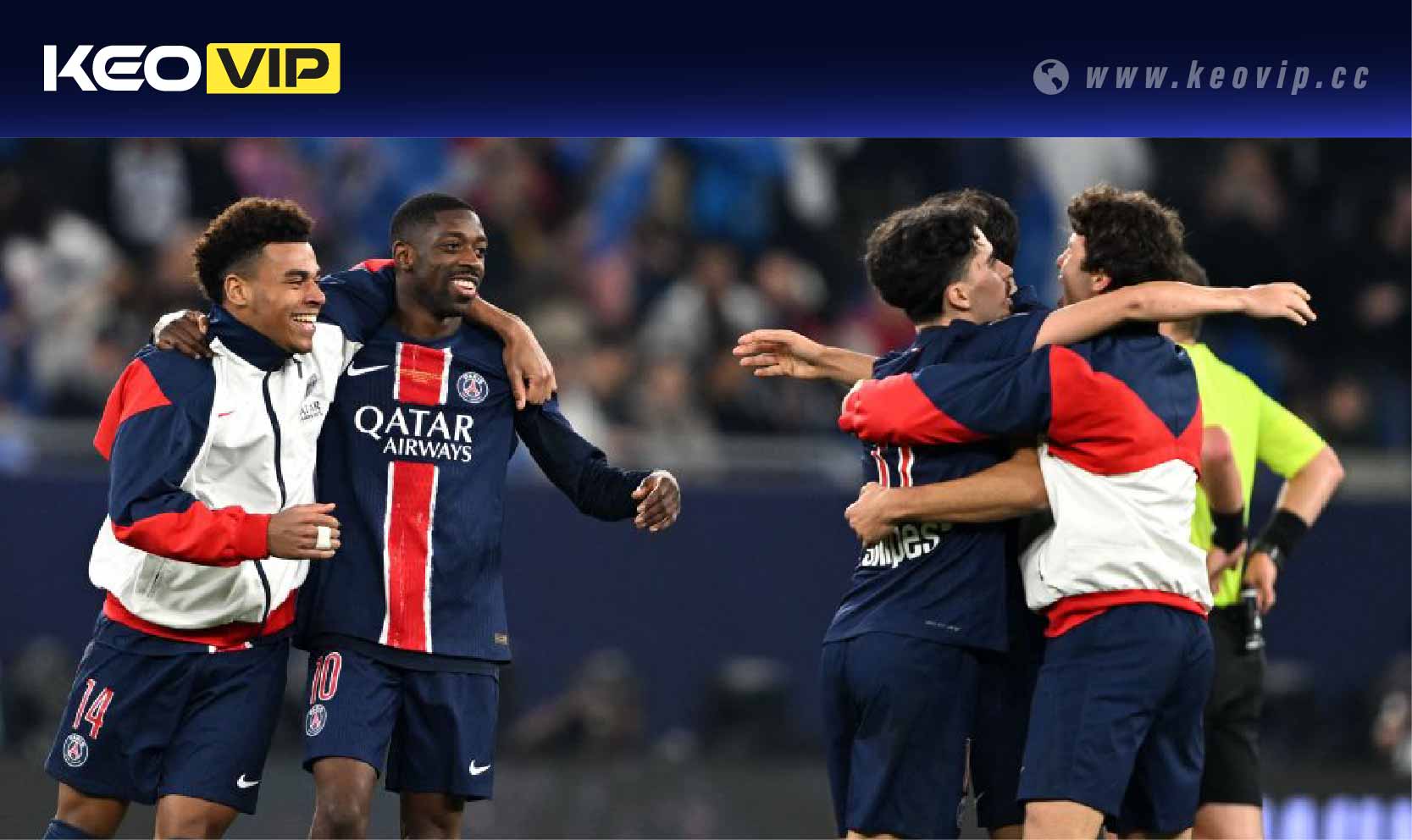 Soi kèo châu Á PSG vs AS Saint Etienne (Handicap)